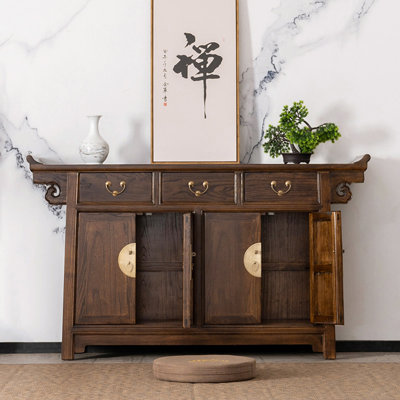 Chinese-style retro minimalist high-end sideboard