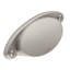 Poignée coquille ovale en nickel satiné 2 1/4 po-130807284-130807288