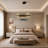 2-Light LED Tiered Circle Chandelier