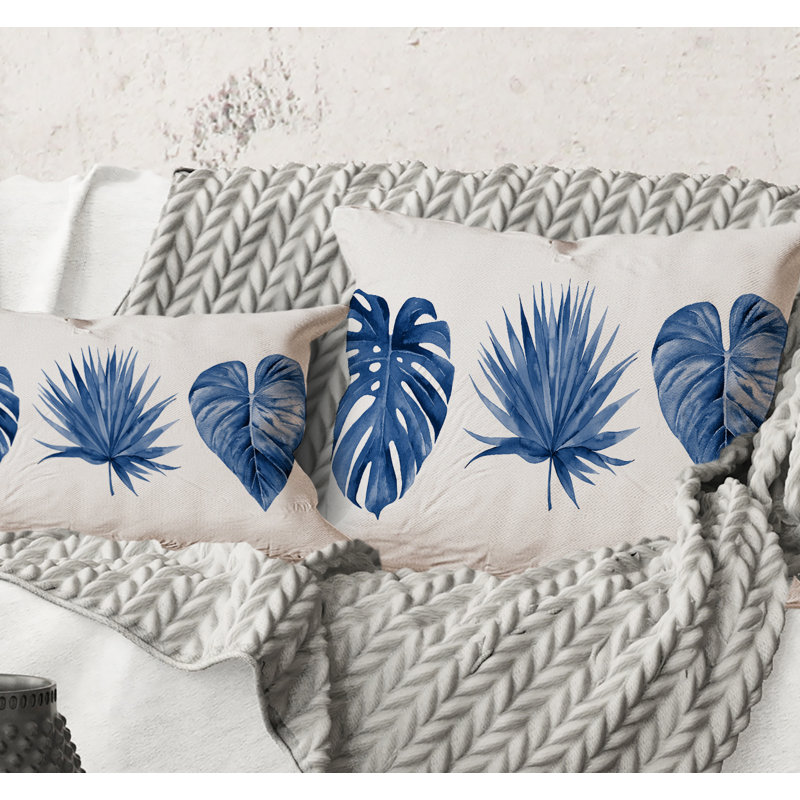 Floral Throw Pillow, 16" x 16"