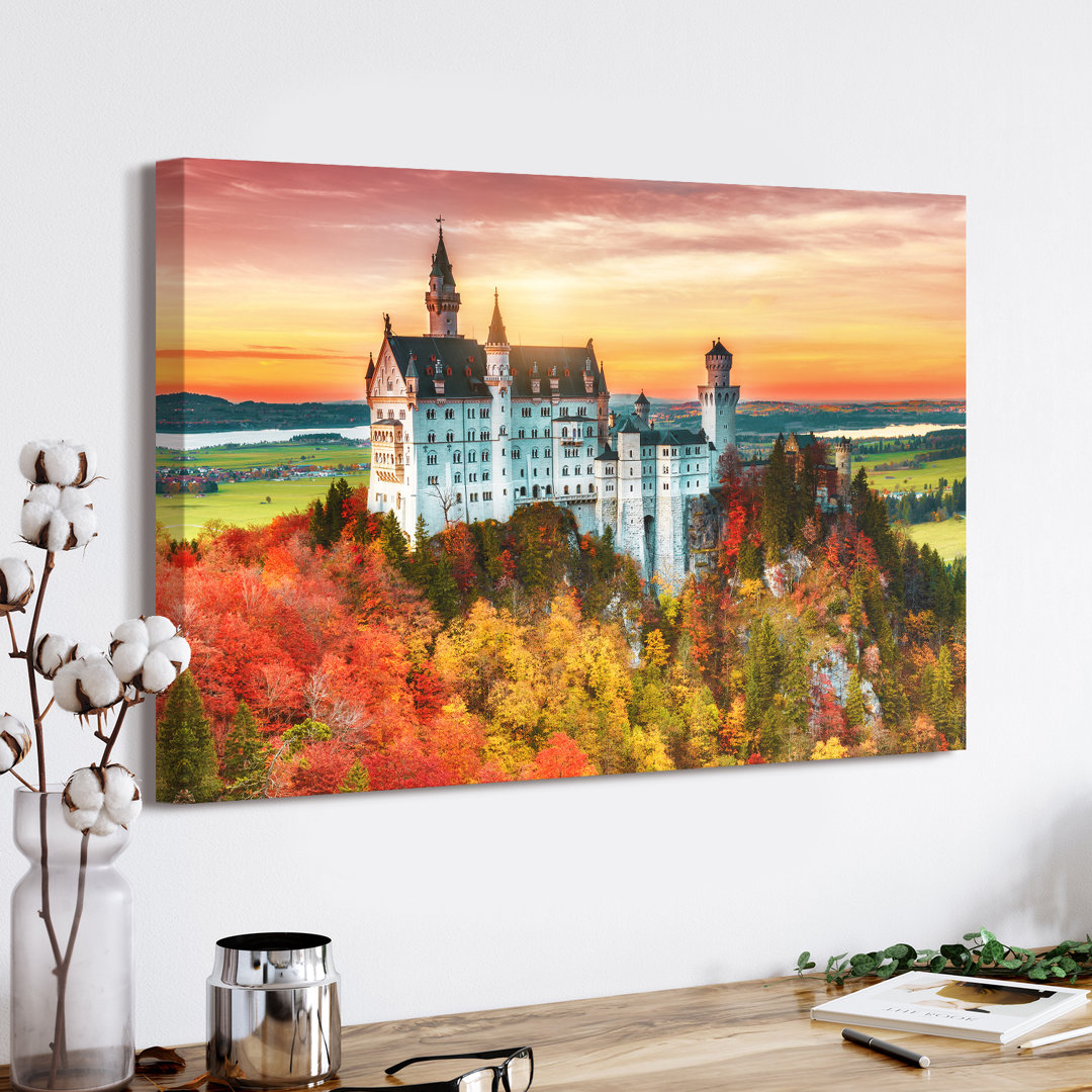 Leinwandbild – Leinwandbild Schloss Neuschwanstein