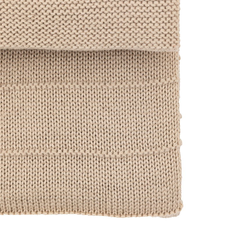 Florence Knit Throw Taupe 1300x1700mm, Taupe