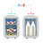 Mini Fridge Portable Travel Thermoelectric 4 Liter Cooler and Warmer for Skincare-91547241