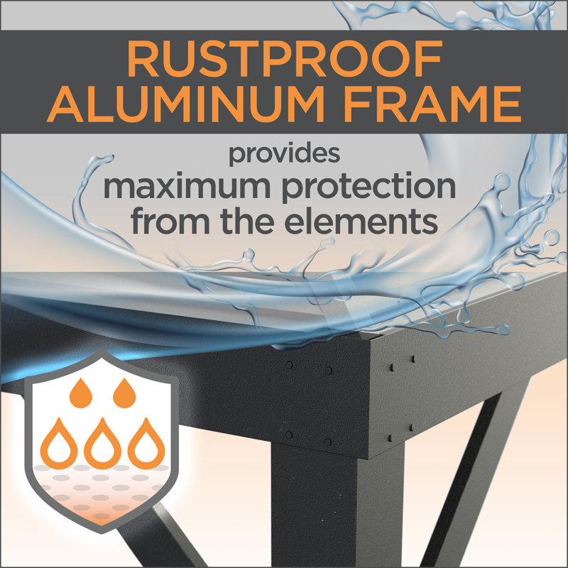 Ventura 8 ft. x 8 ft. Galvanized Steel Gazebo