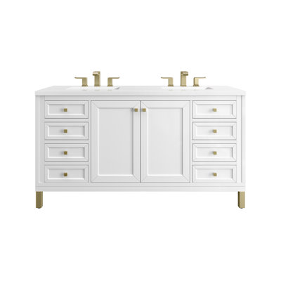 Ensemble de meuble-lavabo double 60 po Chicago