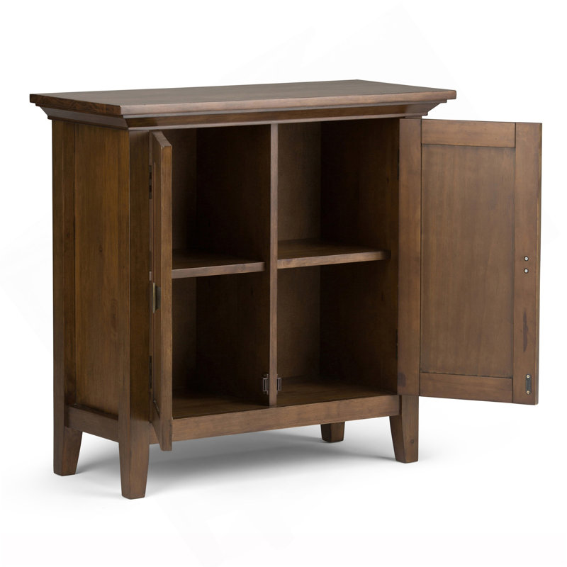 Redmond - Low Storage Cabinet - Rustic Natural Aged Brown, Brown