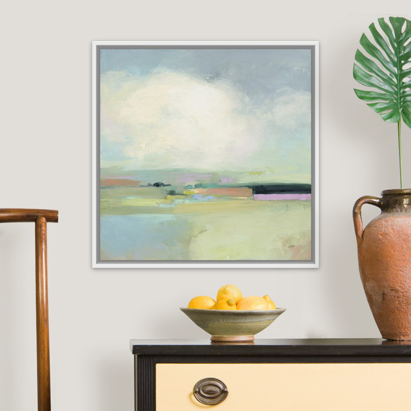 «Colorful Horizon I» par Julia Purinton, reproduction d'art sur toile, Reproduction avec cadre flottant, H 26 po x l 26 po