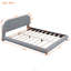 Lit plateforme tapissier grand avec tissu épais Teddy-764047766