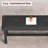 Dining Table Set for 4, Kitchen Table with 2 Upholstered Benches, Rectangular Dining Room Table Set, 3 Piece Kitchen Table Set for Small Space, Apartment, Studio, Marble White
