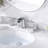 Widespread Bathroom Faucet with Drain Assembly-86634271