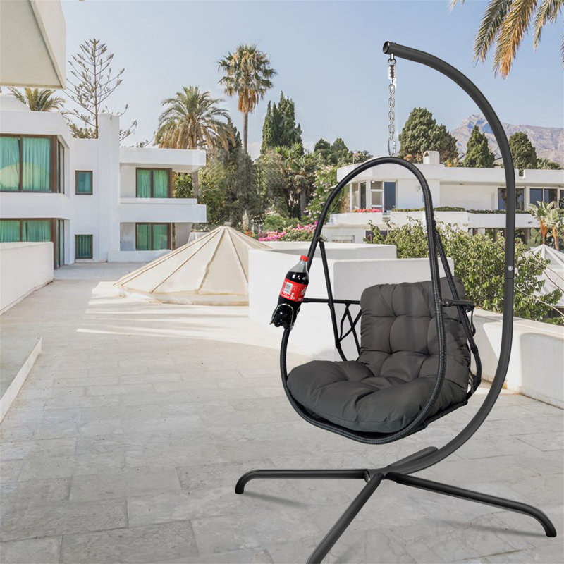 Fauteuil pivotant avec support en C