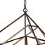 Lustre géométrique de style bougie à 6 lumières Maylene-1489557600