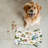 Retro Florals - Bone Shape Feeding Mat