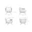 Chaise d'appoint Mavery