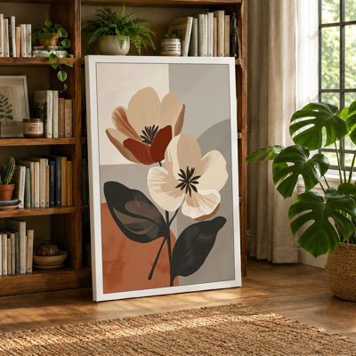 Symmetry Botanical - Wrapped Canvas