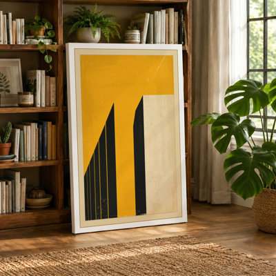 Urban Geometry Minimalist - Wrapped Canvas