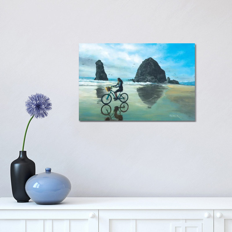 Chill Days At The Coast by ColorByFeliks - Painting on Canvas, Wrapped Canvas, 101.6 cm H x 66.04 cm W x 3.175 cm D