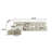 Cylar 104" Wide Velvet Reversible Modular L Shaped Sectional Sofa & Chaise with Ottoman-1453230691