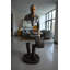Statue de vendeur en bronze avec valise abstraite 24 "x 27" x H 71 "
