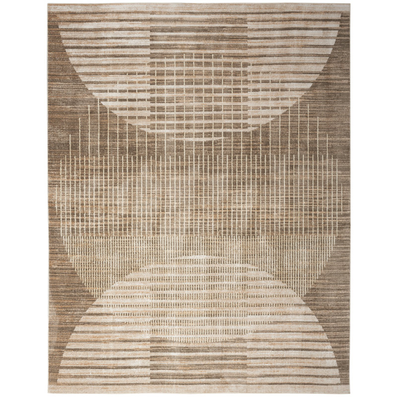Tapis d'intérieur Mid-Century George Oliver Jeffs, Rectangle 7 pi 10 po x 10 pi