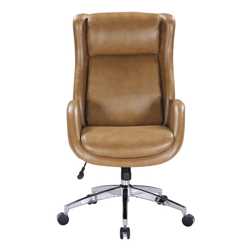 Blanchard Executive Chair with Headrest, Nutmeg