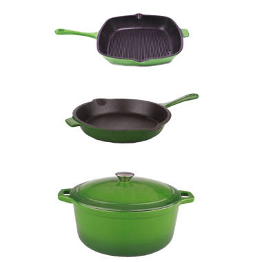 Neo 2pc Cast Iron Set 10 Fry Pan & 11 Grill Pan Set Oyster - The WiC  Project - Faith, Product Reviews, Recipes, Giveaways