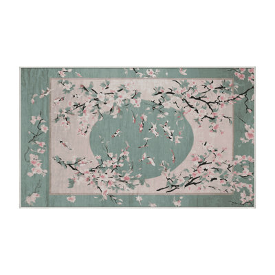 Tapis vert lavable à la machine