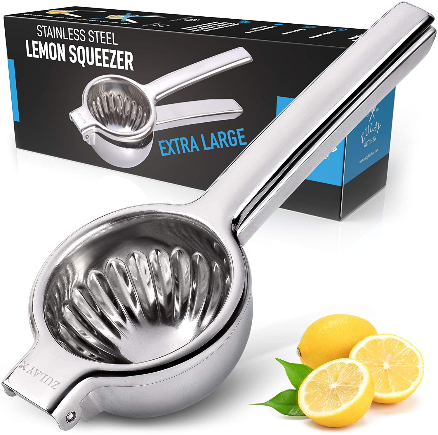 Zulay Kitchen Extra Large Stainless Steel Cookie Scoop