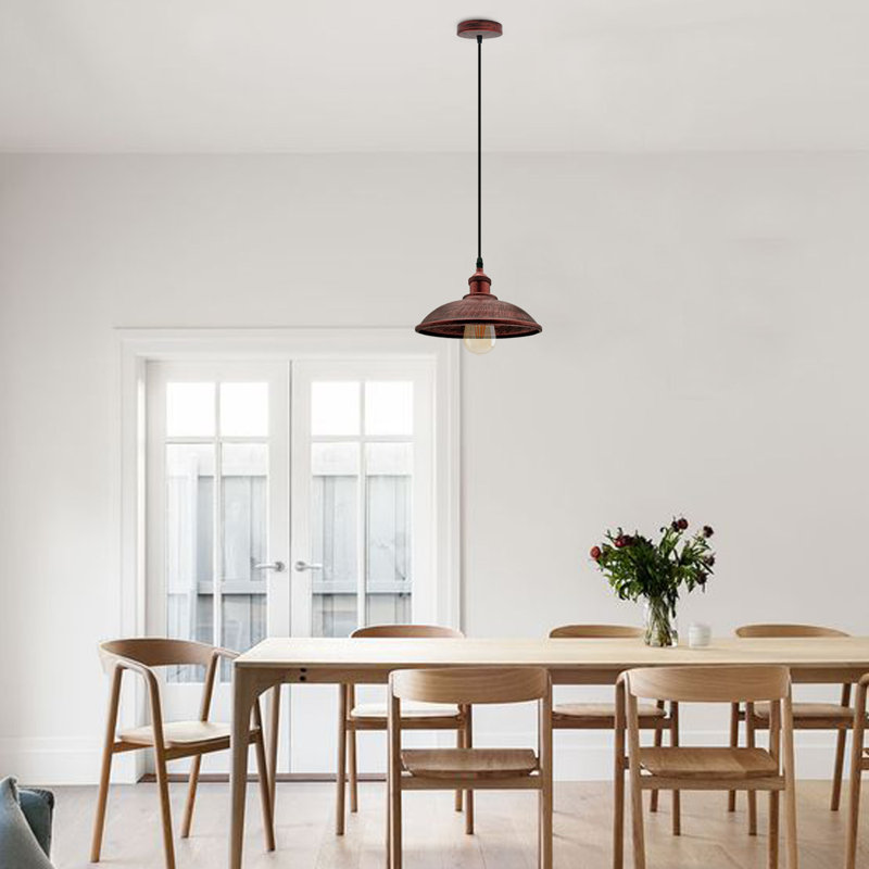 1 - Light Single Pendant, Red