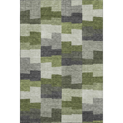 Premium Machine Washable Fehr Merlot Rug