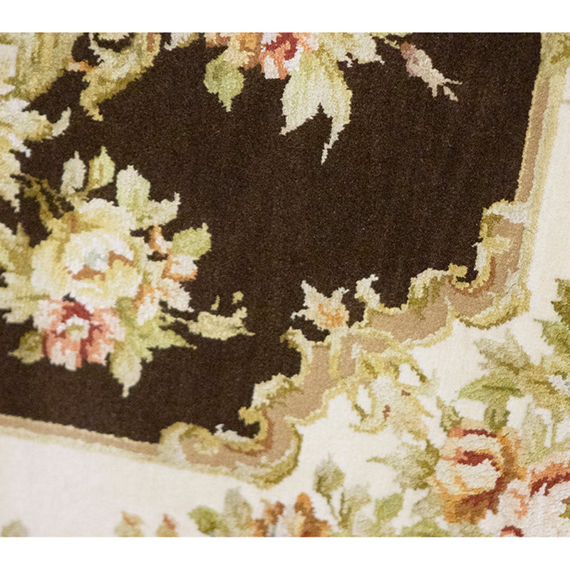 Handmade Silk and Wool Area Rug