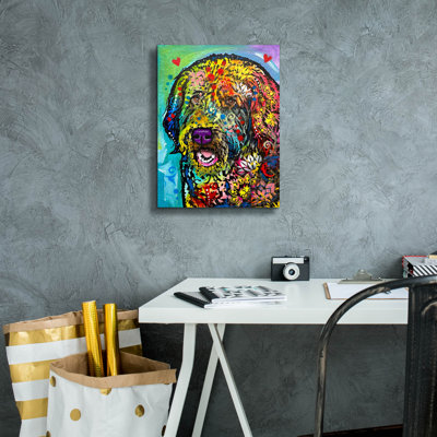 «I Cant Believe She Said What» par Dean Russo, art mural sur toile