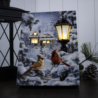 All is Calm 8x6 Lighted Tabletop Canvas