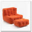 Fauteuil à billes rembourré avec repose-pieds-2063047329