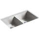 Vault™ Double Bowl Kitchen Sink with Single Faucet Hole