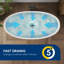 71 po. Baignoire à surface solide 71 po, baignoire autoportante en résine de pierre pour la salle de bain, extérieur noir, intérieur blanc-133734395