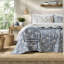 Ensembles de literie en coton de qualité supérieure pour grand lit, jacquard floral moderne pour la maison
