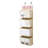 3 Sprouts - Children's Nursery Over the Door Organizer with Hooks - Llama