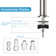 Water Filter Faucet, Fits Most Reverse Osmosis and Water Filtration System, Non-Air Gap RO Faucet