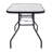 Nannie Commercial Patio Dining Set With Tempered Glass Top Table And 4 Chairs