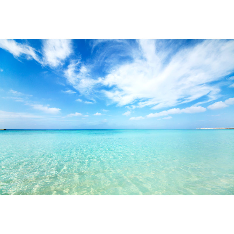 «Tropical Seascape» par Kokoroyuki - Photographie sur toile tendue, L 12 po x H 8 po