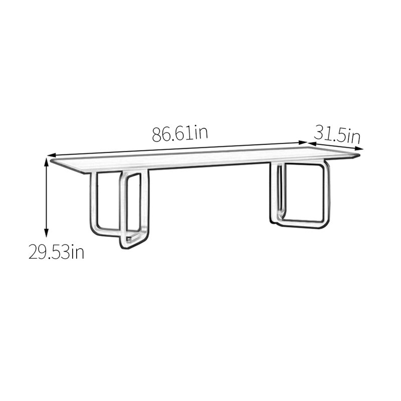 Bonilla, 29.53"H x 86.61"L x 31.5"W