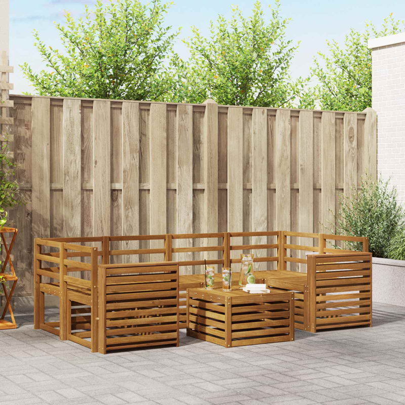 245cm Wide Patio Sectional Set