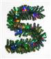 Faux Lighted PVC 78.74cm Christmas Wreath