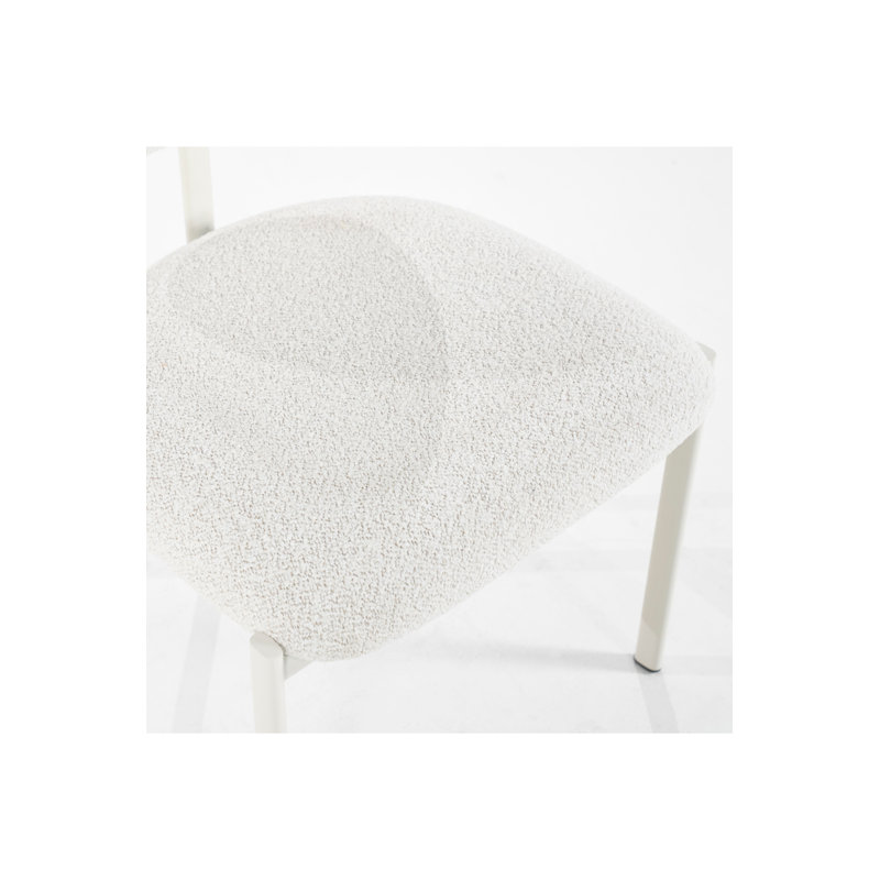 Dining Chair Upholstered Dining Chair, White