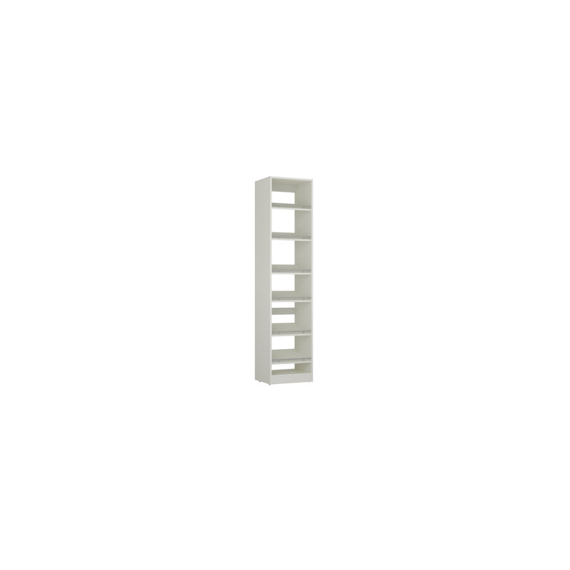 Closet System Reach-In Sets 18/36/18 Inches, 84"H x 72"W x 16"D, White