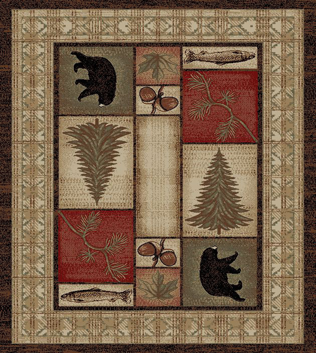 Trail creek, Rectangle 7'10" x 7'10"