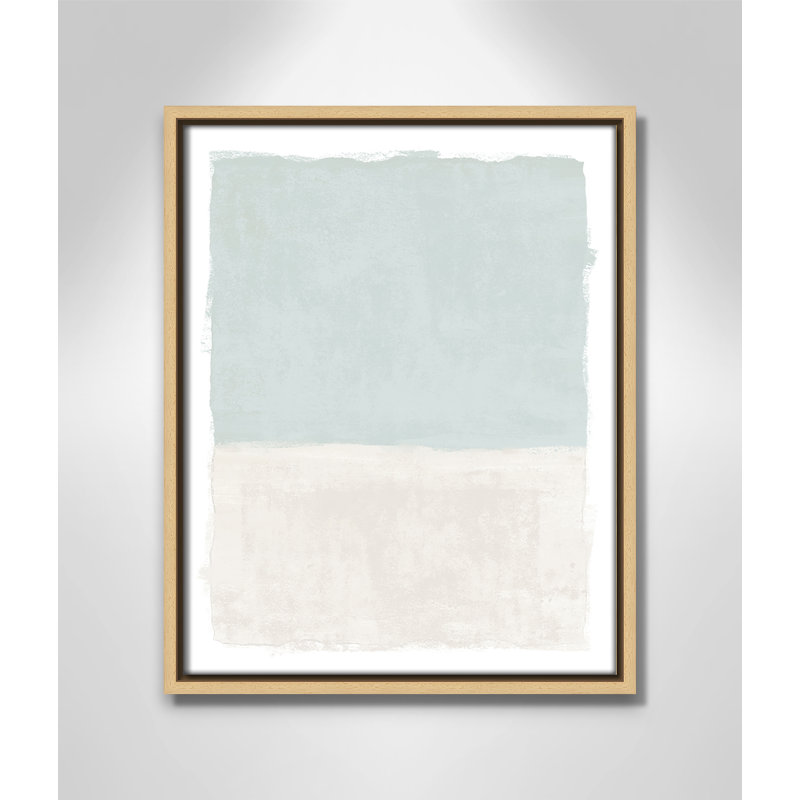 Ocean Tides I Print by Natalie Carpentieri, 12.5'' W x 15.5'' H, Natural Floater