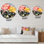 Vintage Flowers II - Horloge murale traditionnelle-60281229
