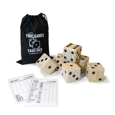 Yard Games Solid + Manufactured Wood with Carrying Case
